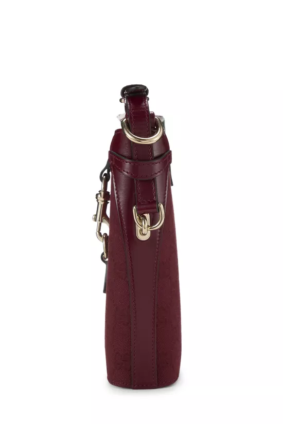 Burgundy GG Canvas Bucket Shoulder Bag Mini, , large image number 2