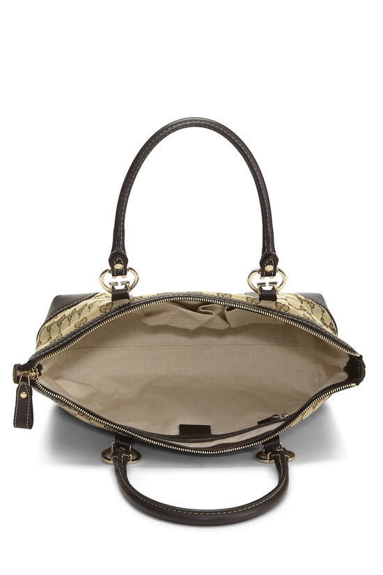 Brown Original GG Canvas Lovely Heart Tote, , large image number 5