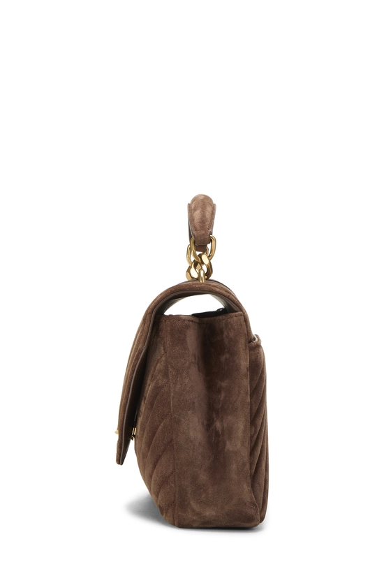 Brown Chevron Suede College Medium, , large image number 2
