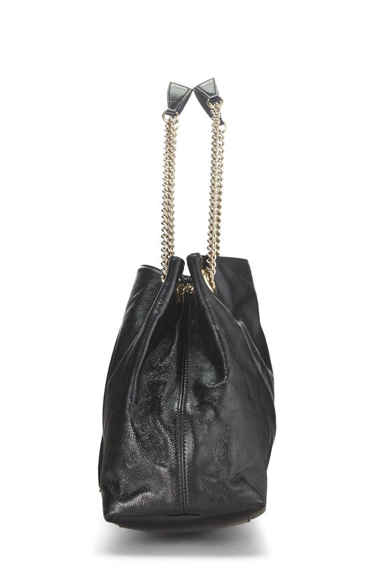 Black Patent Leather Soho Chain Tote, , large image number 2