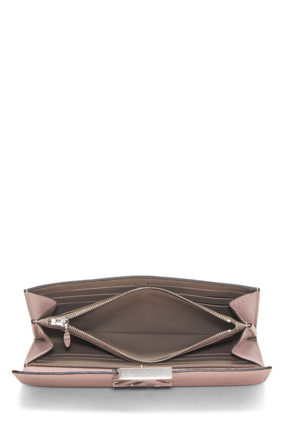Pink Taurillon Leather Capucines Wallet, , large image number 3