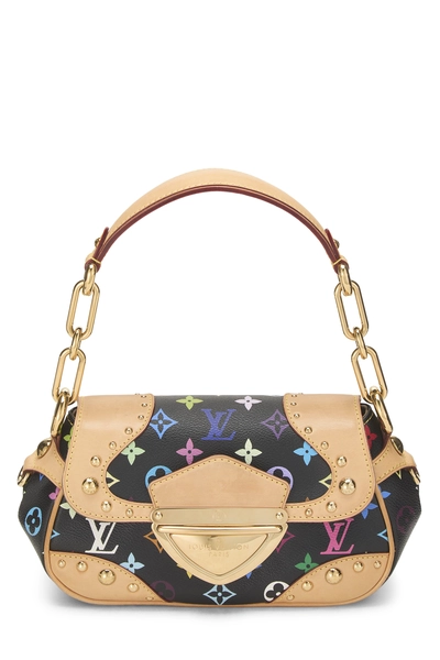 Takashi Murakami x Louis Vuitton Black Monogram Multicolore Marilyn