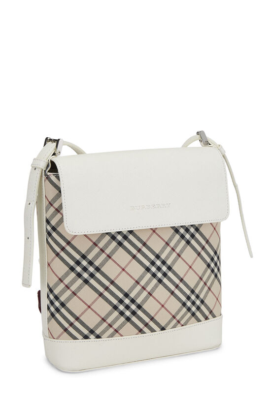 White Check Canvas Crossbody Small , , large image number 3
