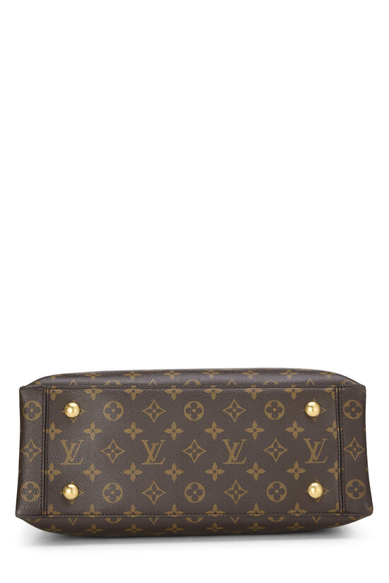 Red Monogram Canvas Flower Tote, , large image number 4