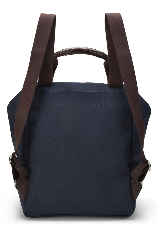 Navy Toile Sac de Dis Groom Backpack, , large image number 3