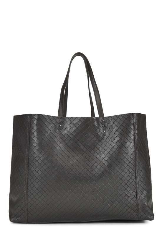 Brown Intrecciato Mirage Tote, , large image number 3