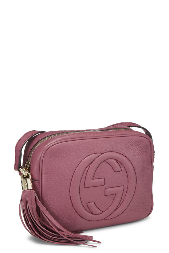 Gucci Soho Disco Purple Leather Bag - Klueles shop online