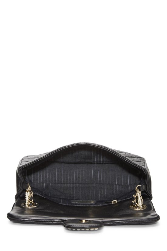 Black Quilted Lambskin Westminster Pearl Flap Medium, , large image number 5