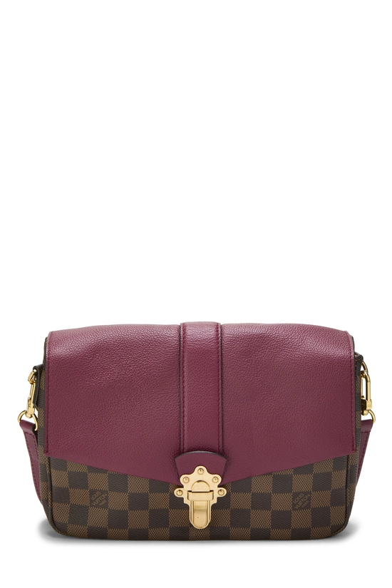 Pink Damier Ebene Clapton Crossbody, , large image number 0
