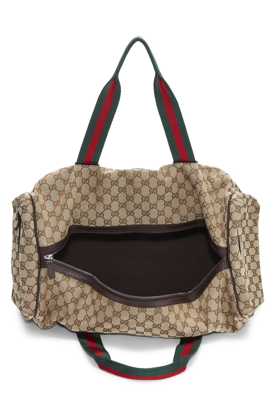 Original GG Canvas Web Duffle Bag Large, , large image number 5