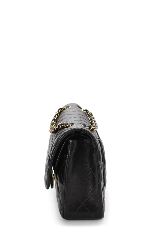 Black Quilted Lambskin Classic Double Flap Medium, , large image number 2