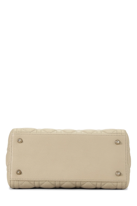Beige Cannage Quilted Calfskin Lady Dior Medium, , large image number 4