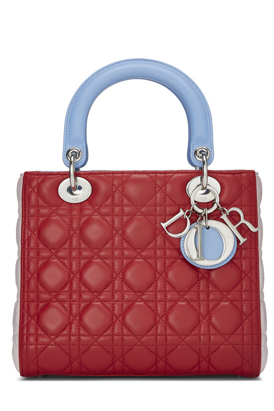 Multicolor Cannage Quilted Lambskin Lady Dior Medium, , large image number 1