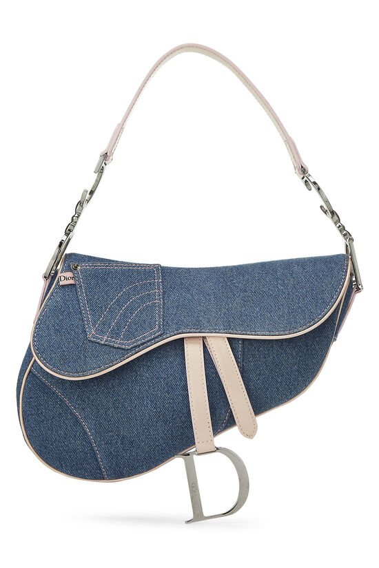 Blue Denim Saddle Bag, , large image number 0