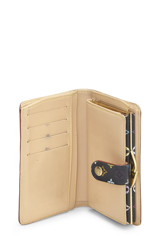 Louis Vuitton Monogram Kisslock Zippe French Compact Wallet