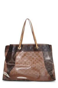 Louis Vuitton, Bags, Louis Vuitton Luxury Ambre Cabas Clear Vinyl Tote Lm  Monogram Code Lm054