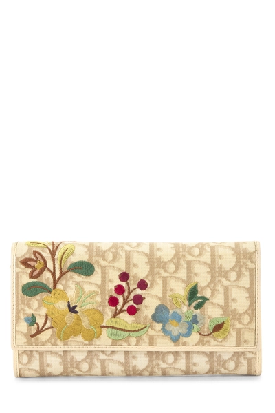 Multicolor Coated Canvas Diorissimo Floral Wallet