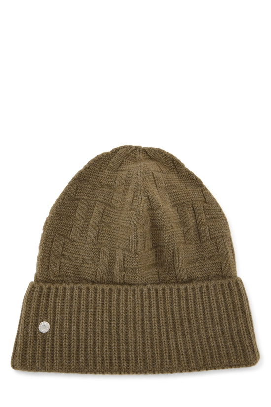 Green Wool Frequence Beanie, , large image number 0