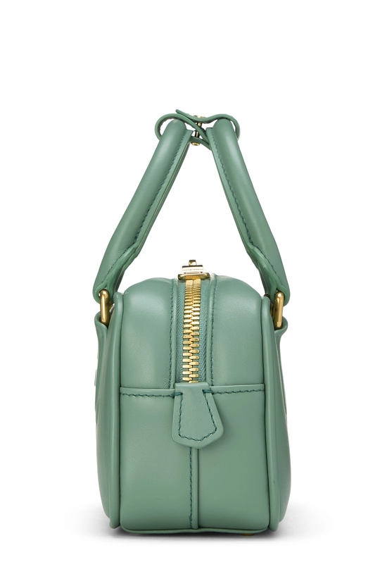 Green Calfskin Arcadie Top Handle Bag, , large image number 2