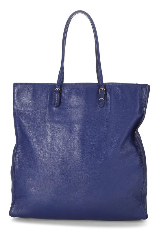 Blue Calfskin Papier A5 Tote, , large image number 3