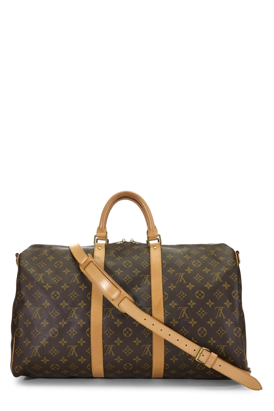 Monogram Canvas Keepall Bandouliere 50, , large image number 3