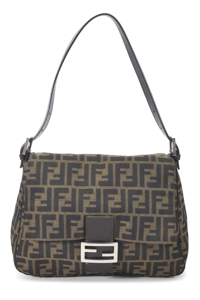 Fendi Brown Zucca Canvas Mama
