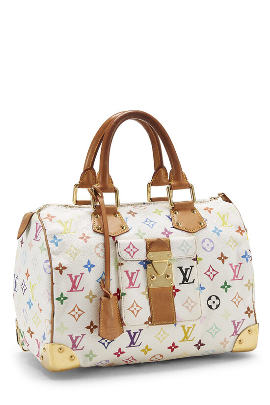 Louis Vuitton Multicolor Speedy 30 - White Handle Bags, Handbags