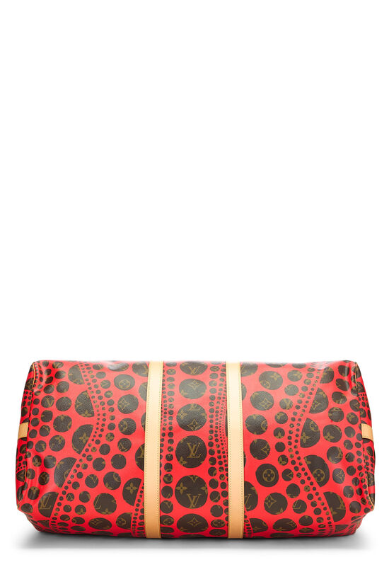 Yayoi Kusama x Louis Vuitton Red Infinity Dots Keepall Bandouliere 55, , large image number 4