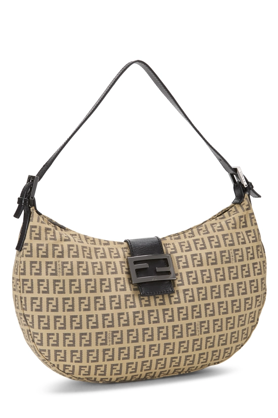 Beige Zucchino Canvas Shoulder Bag, , large image number 1