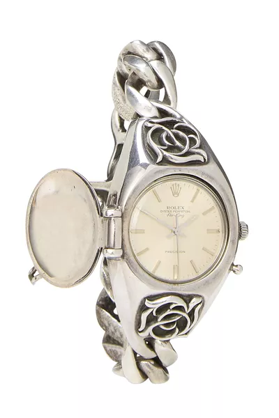 Rolex x Chrome Hearts Stainless Steel Air-King Custom Band 35mm, , large