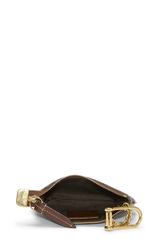 Brown GG Supreme Canvas Key Case, , large image number 3