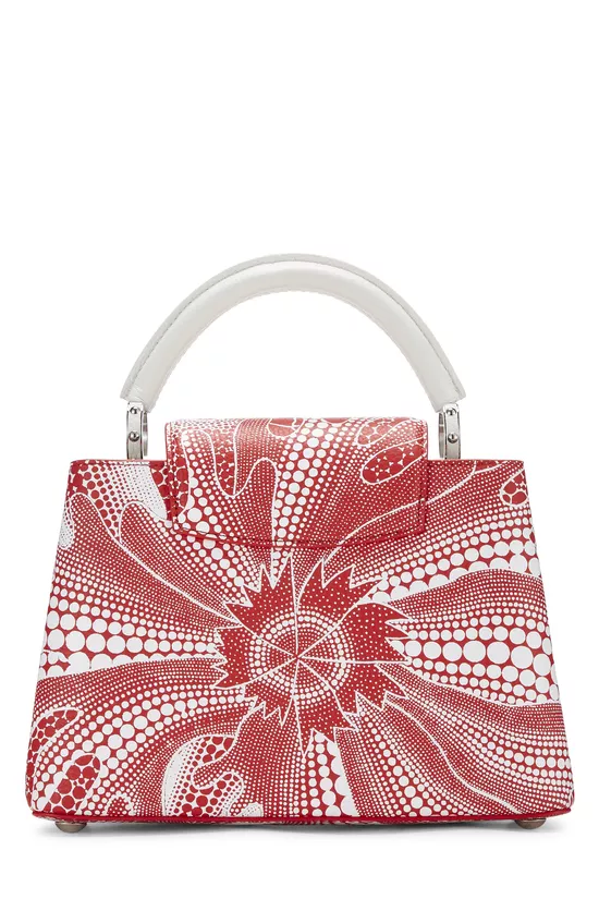 Yayoi Kusama x Louis Vuitton Red & White Dots Infinity Taurillon Capucines BB, , large image number 4