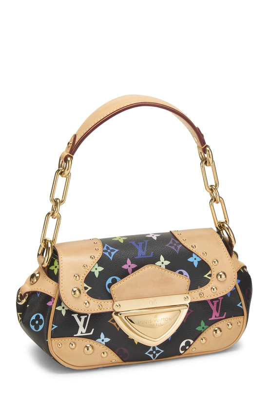 Takashi Murakami x Louis Vuitton Black Monogram Multicolore Marilyn, , large image number 1