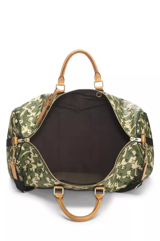 Takashi Murakami x Louis Vuitton Monogramouflage Keepall Bandouliere 55, , large image number 5