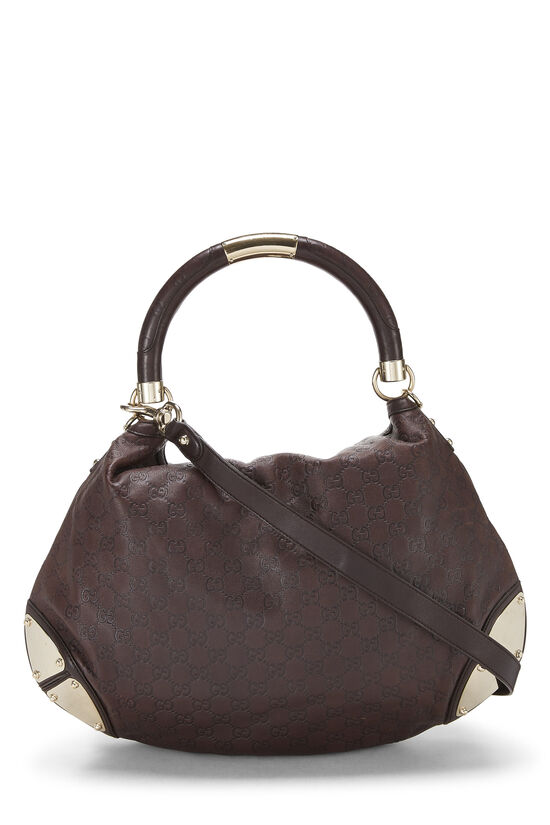 Brown Guccissima Indy Babouska Hobo, , large image number 3