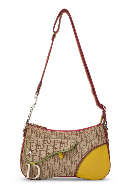 Rasta Trotter Canvas Saddle Shoulder Bag, , large image number 0