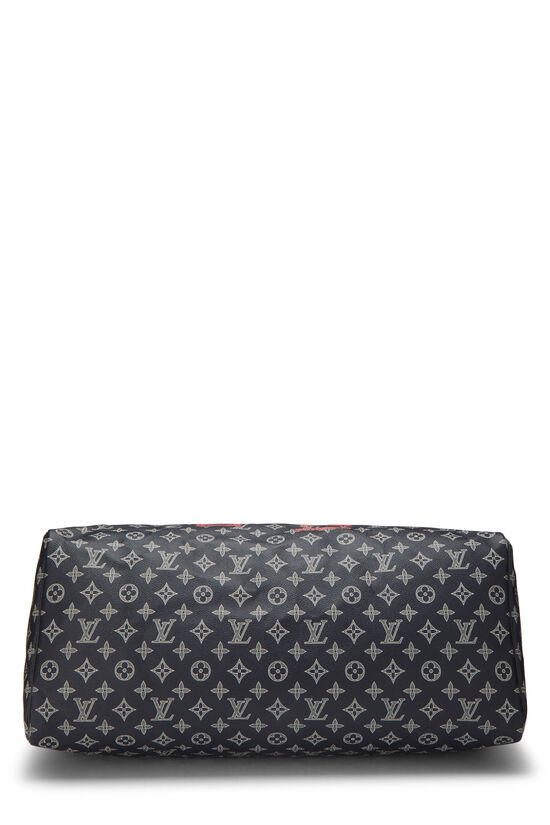 Kim Jones x Louis Vuitton Navy Monogram Upside Down Keepall Bandouliere 50, , large image number 4