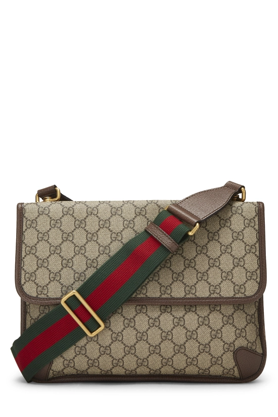 Brown GG Supreme Canvas Neo Vintage Messenger Medium, , large image number 3