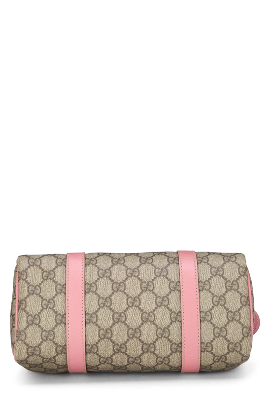 Pink Original GG Supreme Canvas Joy Boston Handbag Small, , large image number 4