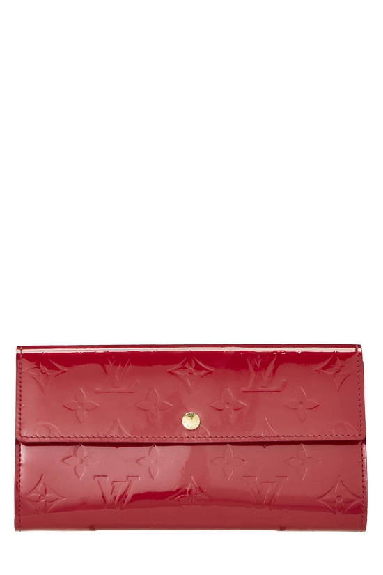 Red Monogram Vernis Sarah, , large image number 0