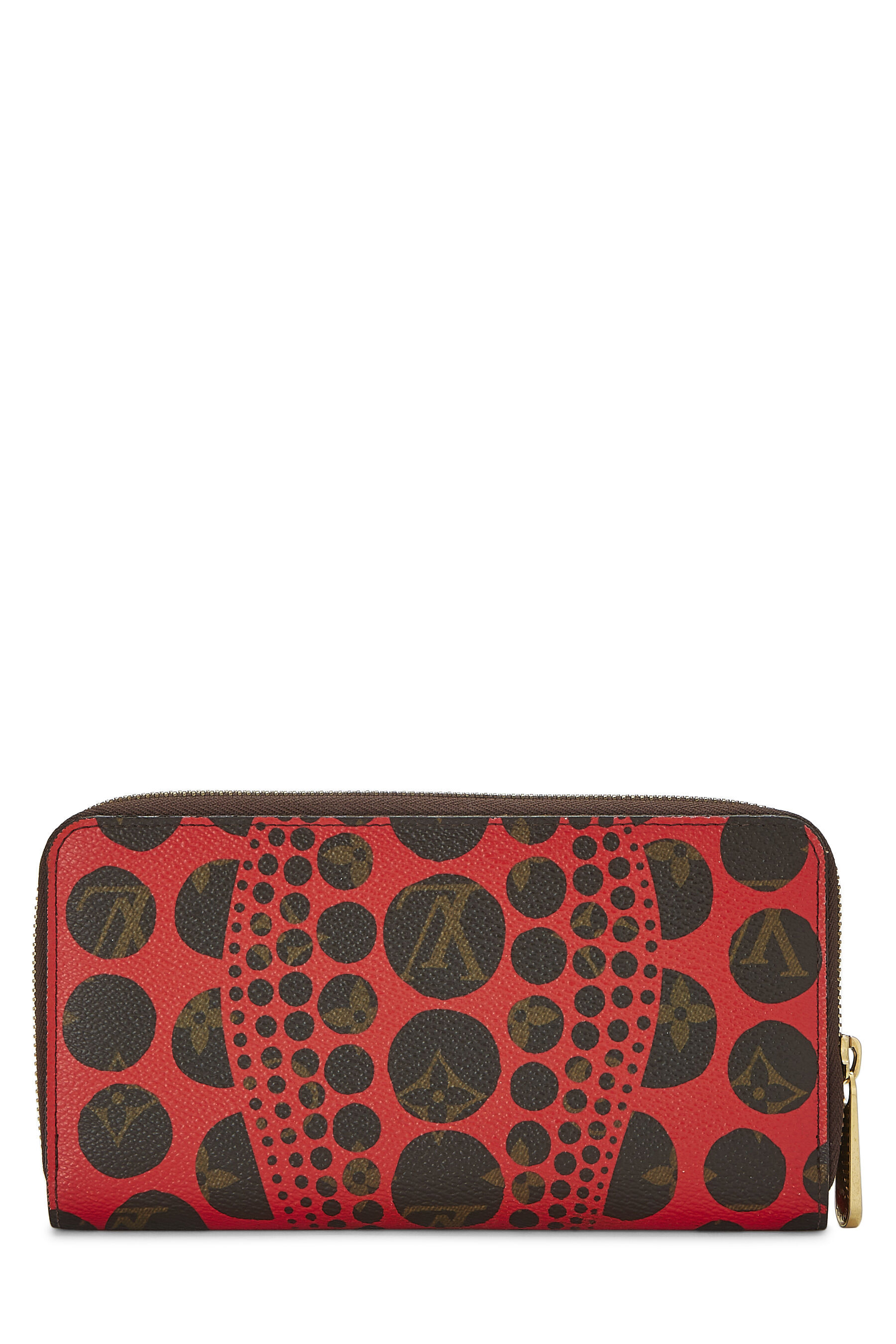 Yayoi Kusama x Louis Vuitton Red Monogram Pumpkin Dots Zippy Wallet