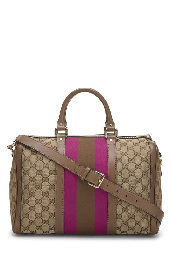 Original GG Canvas Vintage Web Boston Bag Medium, , large image number 3