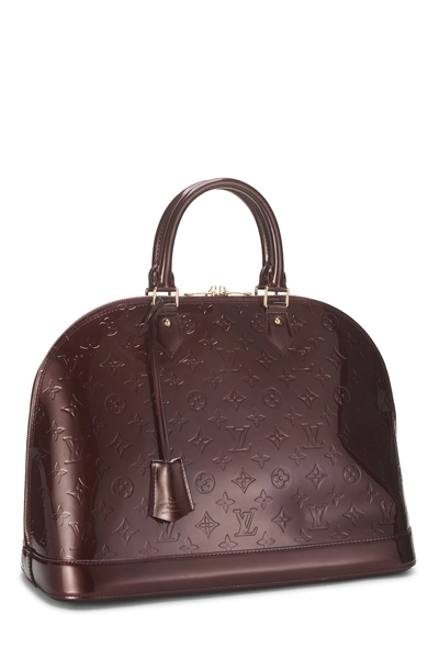 Louis Vuitton Rouge Fauviste Vernis Alma GM NM — photo 2