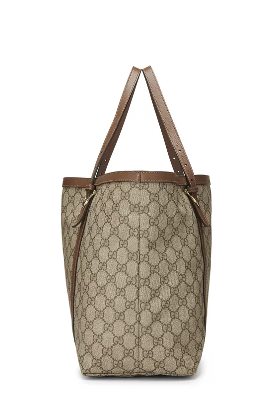 Brown GG Supreme Canvas Nice Tote, , large image number 2