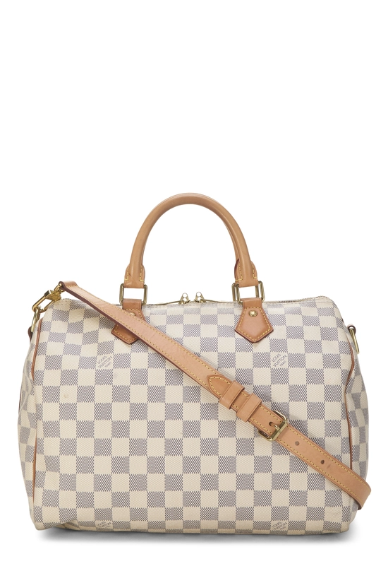 Damier Azur Speedy Bandouliere 30, , large image number 0