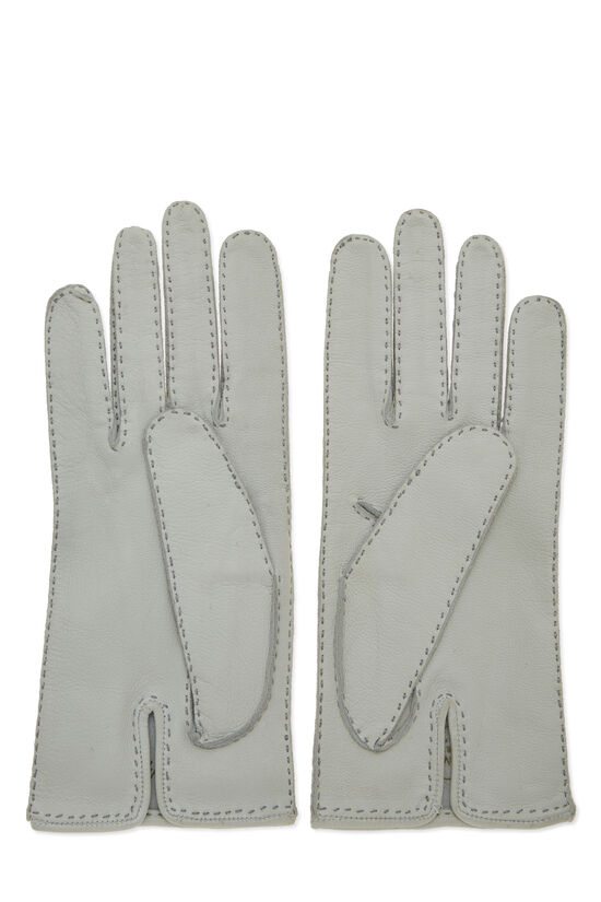White Lambskin Facile Gloves, , large image number 1