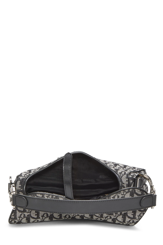 Black Trotter Canvas Saddle Bag, , large image number 5