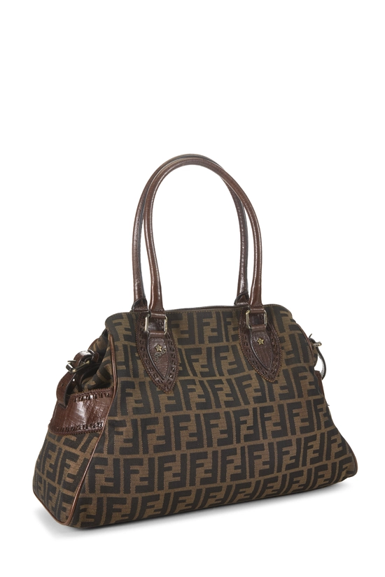 Brown Zucca Canvas Bag Du Jour Medium, , large image number 1