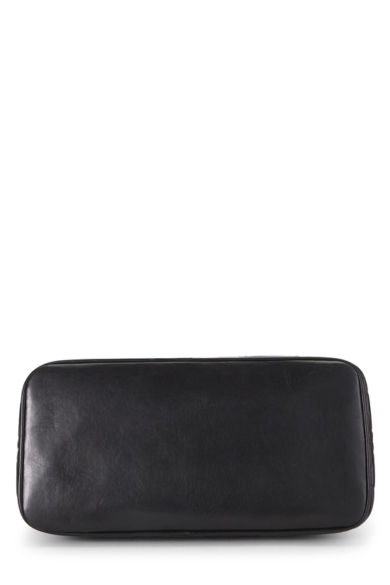 Black Quilted Lambskin Medallion Tote, , large image number 4