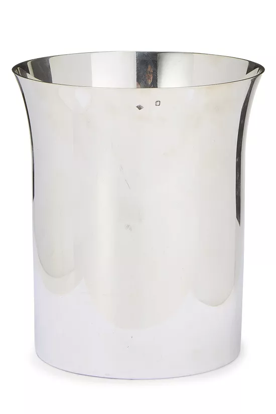 Silver Plated Circular Vase, , large image number 1